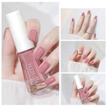 6PCS/Set 10ml Peelable Water-Based Nail Polish, Odorless, Free Baking Quick Drying Lasting Nail Lacquer For Salon DIY At Home, Multicolor For Choice Nails - Multicolor - View 6