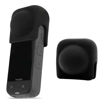 防刮镜头盖保护套硅胶防尘外壳适用于 Insta360 X5 X4 X3 运动相机配件