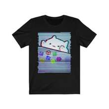 Glitch Cat T-Shirt  Rpg  Game Master  Tabletop RPG  Tabletop Games  RPG  Role Playing  1