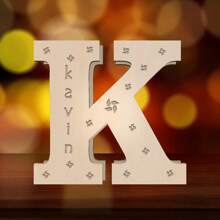 1 Piece, Custom Name Letter Night Light, 11 Inch Creative Luminous A-Z Letter Light, Big Hair Letter Logo LED Sign Number Sign, Suitable For Night Light Home, Bar, Christmas Light, Birthday, Party, Wedding, Decorative Digital Shape Light