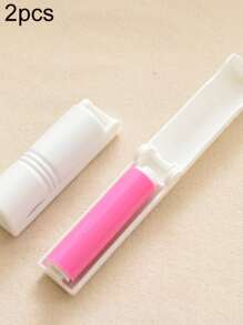 折叠式粘毛器 日常固体除毛滚筒 适用于家具衣服 小巧轻便 便携式衣服宠物毛发去除器 地毯床单除尘毛刷 粘毛效果好 粘毛效果显著 轻轻卷起衣服干净如新