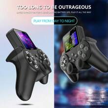 Retro Handheld Game Console With 520 Adventure Classic Games, TV Video Game, Portable Arcade Machine, Single & Multiplayer - Black - View 9