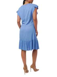 I LOVE YOU Casual Short Sleeve Dress Connolan At The Foot