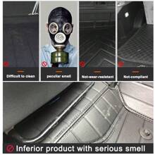 Vonzasi Car Floor Mats For Renault For Clio 4 2012-2018,Full Coverage All Weather Non-Slip Premium Leather,Coffee