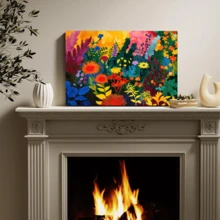 1pc Framed Canvas Poster, Contemporary Artwork Inspired By Henri Wall Art Canvas Paintings, Ideal Gift For Bedroom Living Room Corridor, Wall Art, Room Decoration