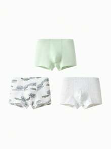Balabala Balabala sous-vêtements pour garçons préados, 3 paquets de boxers, anti-bactériens