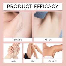 身体脱毛霜，温和不刺激，清洁全身皮肤，保湿和平滑脱毛治疗 - 彩色 - 查看 6