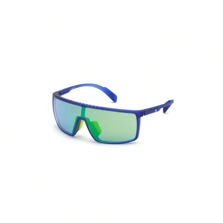 Adidas SP0004 MATTE BLUE Fashion Glasses - MATTE BLUE/AVI - View 1