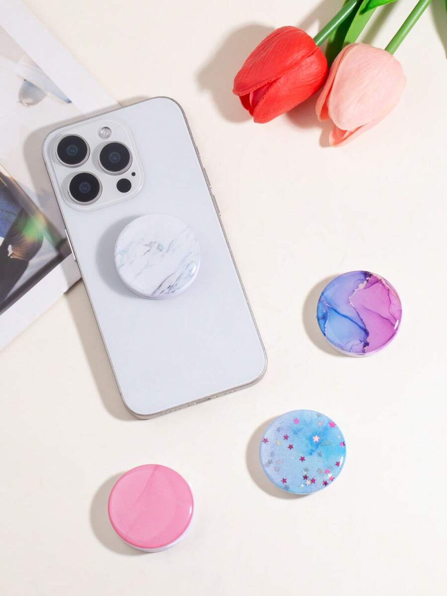 Mobile Phone Push-Pull Bracket Telescopic Simple Paste Anti-Fall Slouchy People Chasing Dramas