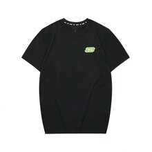 Skechers LIFESTYLE Simple Casual Round Neck Short Sleeve T-Shirt