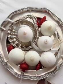 1PC 5-10cm Spherical Candle Mold DIY 3D Sphere Ball Candles Planet Series Aromatherapy Candle Making Supplies Acrylic Molds Kit Handmade - Multicolor - View 6