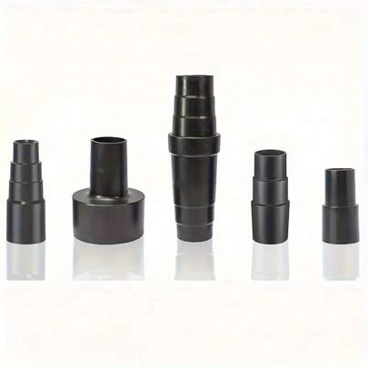 通用 5 件真空软管适配器套件减速器附件套装转换器 - 适用于泳池和干湿两用吸尘器、塑料连接器