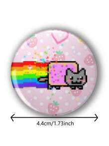 Interesting Pattern Badge Brooch For Men, Fun Gift, Funny Badge Brooch To Give To Friends, Family, Classmates, Bag Decoration