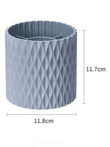 化妆刷架，360°旋转化妆刷收纳盒，5 槽塑料旋转铅笔收纳盒，梳妆台化妆品展示容器，浴室桌口红美容工具，梳子简约风格赋予这款旋转收纳盒多功能外观，可与任何办公室、家庭或学校装饰相结合。