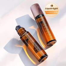 24pcs Essential Oil Roller Bottles With Scale, 1/3 Oz Amber Glass Roller Balls For Essential Oils, 10ml Empty Rollerball Bottles For Travel Refillable Roll On Perfume (Amber)