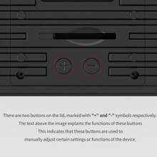 1pc LCD Display Coin Counter Box, Smart Coin And Bill Counting Bank, Coin Bank, Birthday, Holiday, Thanksgiving, Christmas, New Year, Party Gift - Multicolor - View 7