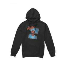 Marvel Spider-Man Mens Spidey Senses Tingling Hoodie (Black)