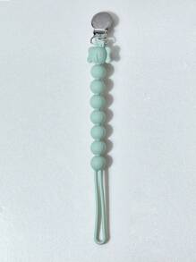 1 件重型，不适合 9 个月以下婴儿，不含奶嘴/出牙玩具、婴儿奶嘴夹、硅胶珠奶嘴夹、1 件硅胶挂绳、水果和蔬菜奶嘴夹、出牙棒和奶嘴夹 - 綠色 - 查看 7