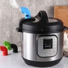 1 pieza Desviador de vapor de olla a presión de silicona, válvula de vapor desviadora, desviador de olla a vapor, desviador de utensilios de cocina, válvula de liberación de presión de olla a presión, liberación rápida de presión, accesorio de olla a presión, prevención de quemaduras por vapor y protección de gabinetes - Multicolor - Ver 5