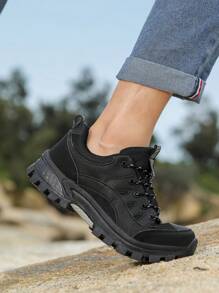New Plus Size Women Outdoor Sports Shoes, Non-Slip Wear-Resistant Hiking Shoes For Women, Women's Work Safety Shoes, Women's Climbing Shoes, Women's Sports Shoes, Breathable Hiking Shoes, All Black Work Shoes, Couples Outdoor Travel Shoes, New Men Outdoor Sports Shoes, Men Hiking Shoes, Outdoor Shoes, Men Black Shoes