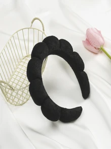 沐浴头带和沐浴腕带套装洗脸化妆发带套装，洗漱用可爱头带发饰护腕，高档感毛巾布，高颅顶发带，多种颜色可选家居用品家居浴室装饰夏季