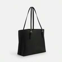 Coach Mollie Women's Handbag, Travel Tote Bag, Women's Shoulder Bag, Large Handbag - Black - View 4