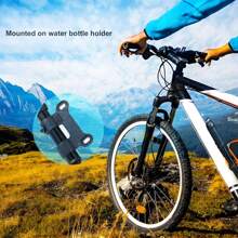 1 pieza Bomba de bicicleta, inflador de neumáticos de aleación de aluminio mini de alta presión de 100 PSI, compatible con válvulas Presta y Schrader, tubo inflador retráctil, herramienta portátil de inflado de neumáticos, apta para bicicleta de carretera, bicicleta de montaña, motocicleta, bicicleta eléctrica, baloncesto y fútbol