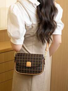 女士时尚大容量手提单肩包，时尚轻便奢华通勤手提包，2025新款休闲手提包 - 杏色 - 查看 3