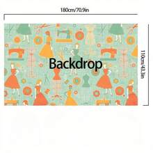 1 pieza Telón de fondo de poliéster con diseño de "Bienvenido a la selva", fondo para cabina fotográfica de vacaciones, banner colgante para aula u oficina, decoración de fiesta, suministro de arte cultural tradicional