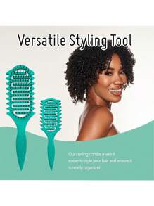 Curl Defining Brush,2025 Curly Hair Brush,Vented Hair Brush For Detangling, Shaping And Defining Curls For Women And Men Less Pulling Add A Shower Cap Of The Same Color,Hair Brush,Comb,Hair Tools,Hair Products And Accessories For Barber Salon Beauty Travel Essentials