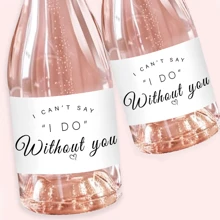 For 50ml - Bridesmaid Proposal Mini Champagne Labels - Will You Be My Bridesmaid Box Gift Idea Wedding Party Favors Room Decor Gifts Birthday Graduation Birthday Decorations Party Decorations Bachelorette