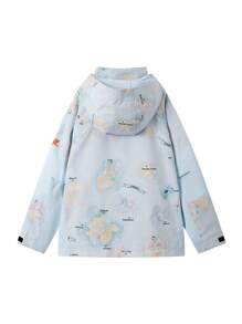 Annil Children's Clothing Boys Girls CUHK Children Outdoor Sports Wind Jacket Jacket Spring - Blue - View 2