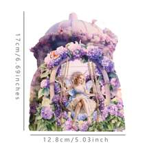 这款城堡双门弹出式贺卡配有精美的信封，无论是送给孩子以激发他们的童话幻想还是赠送给朋友以表达美好的祝愿，都是绝佳的选择。