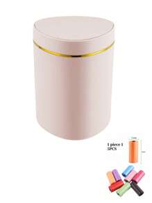 迷你桌面垃圾桶，脚踏式垃圾桶，适用于客厅、卧室、汽车、餐厅 - 彩色 - 查看 12