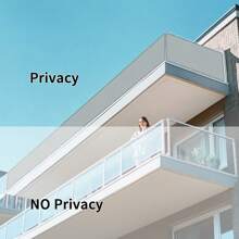 Pantalla de privacidad para jardín, red de cerca, cortina de balcón, cortavientos y cubierta de panel UV