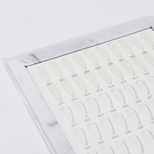 色卡展示册，含160种颜色，附240个假指甲片 - 彩色 - 查看 4