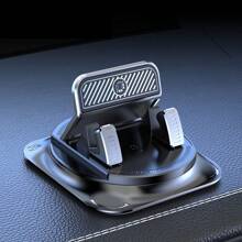 [Customer Favorite] 360° Rotatable Car Phone Mount - ABS Material, Silicone Non-Slip Pad - Dashboard Compatible With Car, Office, Home Use