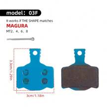 Bicycle Disc Brake Pads Compatible With Shimano M355 Disc Brakes, Universal For Mountain Bike