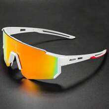 SCVCN SCVCN New Cycling Glasses, Y2K Fashion Glasses, Mountain Bike Road Bike Outdoor Sports Cycling Fishing Running Golf Beach Baseball Single Lens Eyewear, Black Frame