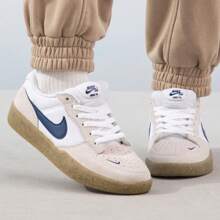 Zapatillas de skateboarding Nike SB FORCE 58 de caña baja, nuevos lanzamientos 2026, tenis deportivos casuales unisex CZ2959-100 - Blanco - Ver 9