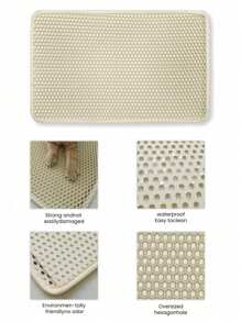 Double - Layer Cat Litter Mat: Anti - Slip And Anti - Spill Cat Supplies For Collecting Cat Litter - Multicolor - View 16