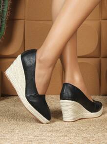 New Pointed Toe High Heel Shoes, Non-Fatiguing, Suitable For Plus Size Office Ladies, Fully Matching All Outfits - Black - View 4