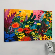 1pc Framed Canvas Poster, Contemporary Artwork Inspired By Henri Wall Art Canvas Paintings, Ideal Gift For Bedroom Living Room Corridor, Wall Art, Room Decoration