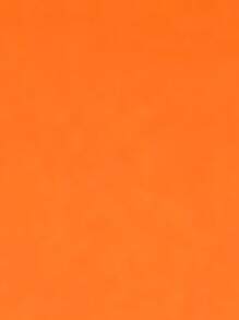 Versatile Round Toe Chunky Heel Mary Jane Pumps, New Arrival For Women - Orange - View 11