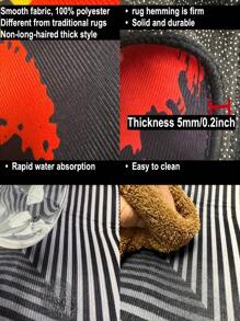 Lichtgewicht Crystal Velvet Tapijten/Mats In Designs Van Pop Art Stijl Teddybeer, Kleurrijke Puppy, En Lachende Bloem. Verkrijgbaar In Verschillende Maten, Met Premium Zachte Textuur En Levendige Vibe. Aanpasbaar Door Te Snijden.