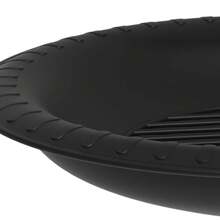 30 Inch Black Iron Fire Pit BBQ Grill With Wood Burning And Fork For Outdoor Camping & Picnics Black