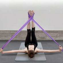 Elastic Sports Tension Sheet PVC Fabric Yoga Squat And Butt Shaping Training Bands Fitness Training Bands For All Body Types (1500*150*0.35mm) - Multicolor - View 4