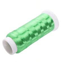 1200m/rouleau Fil de fleur enveloppé de velours sans nœud en polyester - Matériel pour épingle à cheveux, broche et franges de style antique fait à la main. Utilisé pour la fabrication de bijoux tissés à la main, assortir la fabrication de bijoux, etc.