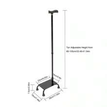 Stair Climbing Assist Cane, Adjustable Walking Stick, Stair Lift Aid For Seniors - 1 - View 3