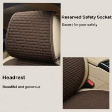Universal Car Seat Cover Car Front Rear Seat Back Cushion Falx Car Seat Cushion Protector Auto Interior Pad Fit For Most Cars